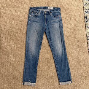 AG Adriano Goldschmied Prima Roll-up Cropped Jeans size 26